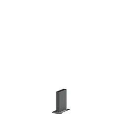 Accessory for FIFTY FIFTY / SMILE / SWAY / PALOS - socket with mounting plate, 30cm, anthracite