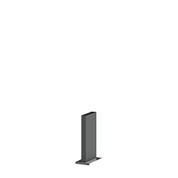 Accessory for FIFTY FIFTY / SMILE / SWAY / PALOS - socket with mounting plate, 40cm, anthracite