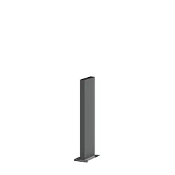 Accessory for FIFTY FIFTY / SMILE / SWAY / PALOS - socket with mounting plate, 60cm, anthracite