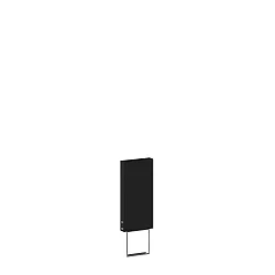 Lampesokkel POLE 270, sort