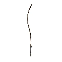 Lampesokkel SWAM CURVED POLE 800, bronze