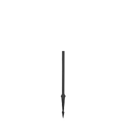 Lampesokkel KIOSK POLE 400, antracit