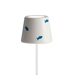Lampeskærm POLDINA, blå