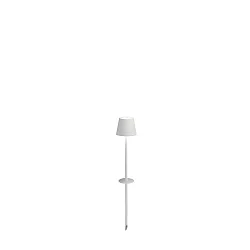 Batteri spytlampe POLDINA IP54, hvid, lakeret dæmpbar