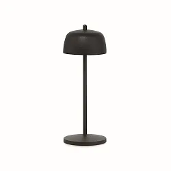 Batteri bordlampe CIRCE IP65, sort mat dæmpbar