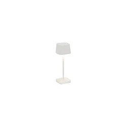 Batteri bordlampe OFELIA MICRO IP65, hvid mat dæmpbar