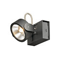 KALU LED 1 V�g- og Loftlampe, 60�, sort