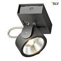 SLV KALU LED 1 Wall and Ceiling luminaire, 60, black