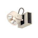 KALU LED 1 V�g- og Loftlampe, 60�, hvid/sort