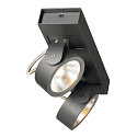 KALU LED 2 V�g- og Loftlampe, 60�, sort