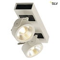 SLV KALU LED 2 Vg- og Loftlampe, 60, hvid/sort