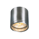 SLV ROX CEILING OUT, QPAR11, Udend�rs Loftlampe, alu b�rstet, maks. 50W, IP44