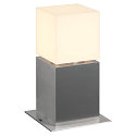 SQUARE POLE 30 Udend�rs Standerlampe, rustfrit st�l 304, max. 20W