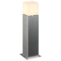 SQUARE POLE 60, E27, Udend�rs Standerlampe, rustfrit st�l 304, max. 20W, IP44