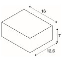 LED V�glampe SHELL 30, 54W, 3000K, hvid