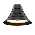 SLV Premium LED Pendel BATO 45 PD, � 45cm, 30W 2500K 1900lm 100�, TRIAC d�mpbar, sort