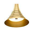 SLV Premium LED Pendel BATO 45 PD, � 45cm, 30W 2500K 1900lm 100�, TRIAC d�mpbar, b�rstet messing