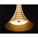 SLV Premium LED Pendel BATO 45 PD, � 45cm, 30W 2500K 1900lm 100�, TRIAC d�mpbar, b�rstet messing