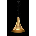 SLV Premium LED Pendel BATO 45 PD, � 45cm, 30W 2500K 1900lm 100�, TRIAC d�mpbar, b�rstet messing