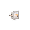 SLV Premium LED Indbygningslampe FRAME CURVE HV, 3.1W 2700K 100lm, s�lv