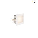 SLV Premium LED Vgindbygningslampe FRAME BASIC HV, 3.1W 2700K 140lm, hvid