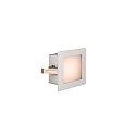 SLV Premium LED V�gindbygningslampe FRAME BASIC HV, 3.1W 2700K 140lm, s�lv