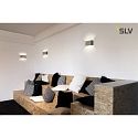 SLV MANA LED Wall luminaire, width 20cm, white
