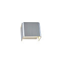 SLV MANA Lampesk�rm, bredde 12cm, Aluminium poleret alu