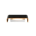 MANA Lampesk�rm, bredde 29cm, tr� gr�/brun