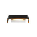 MANA Lampesk�rm, bredde 29cm, tr� gr�/brun