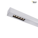 SLV Premium LED Ceiling luminaire Q-LINE CL, for BAP, 200cm, 85W, dimmable, silver, 3000K
