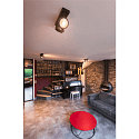KALU 2 QPAR111, V�g- og Loftlampe, sort