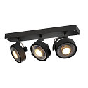 KALU 3 QPAR111, V�g- og Loftlampe, sort