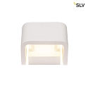 MANA Lamp shade, plaster, white, width 13,6cm