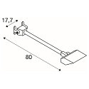 TODAY LED Outdoor Displaylamp, long, black