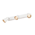 SLV V�g- og Loftlampe AVO TRIPLE, 3-flamme, hvid, GU10 QPAR51, max. 3x 50W