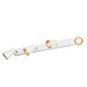 SLV V�g- og Loftlampe AVO QUAD, 4-flamme, hvid, GU10 QPAR51, max. 4x 50W