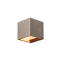 SOLID CUBE V�glampe, QT14, sort sandsten