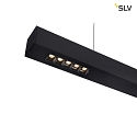 SLV Premium LED Pendel Q-LINE PD, 100cm, til BAP, 45W, TRIAC dmpbar, sort, 3000K 2100lm