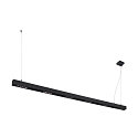 Premium LED Pendel Q-LINE PD, 200cm, til BAP, 85W, TRIAC d�mpbar, sort, 3000K 4200lm