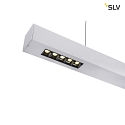 SLV Premium LED Pendel Q-LINE PD, 100cm, til BAP, 45W, TRIAC dmpbar, slv, 4000K 2300 lm