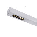 SLV Premium LED Pendel Q-LINE PD, 100cm, til BAP, 45W, TRIAC d�mpbar, s�lv, 4000K 2300 lm