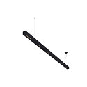 SLV Premium LED Pendant luminaire Q-LINE PD, 200cm, for BAP, 85W, TRIAC dimmable, black, 4000K 4600lm
