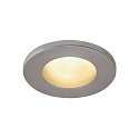 Udend�rs Loftindbygningslampe DOLIX OUT, GU10, QPAR51, IP65, � 68mm, rund, mat chrom