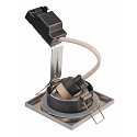 SLV Udend�rs Loftindbygningslampe DOLIX OUT, GU10, QPAR51, IP65, � 68mm, firkantet, mat chrom