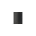 SLV FENDA Wall luminaire textile shade, half, � 23cm, black