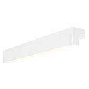 LED V�glampe / Spejllampe L-LINE 60, 10W 3000K 820lm 120�, IP44, hvid