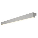 LED V�glampe / Spejllampe L-LINE 120, 19W 3000K 1650lm 120�, IP44, s�lv anodiseret