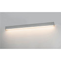 SLV LED V�glampe / Spejllampe L-LINE 120, 19W 3000K 1650lm 120�, IP44, s�lv anodiseret