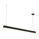 LED Pendel Q-LINE PD DALI Single, l�ngde 142cm, 47W 3000K 3700lm 120�, sort